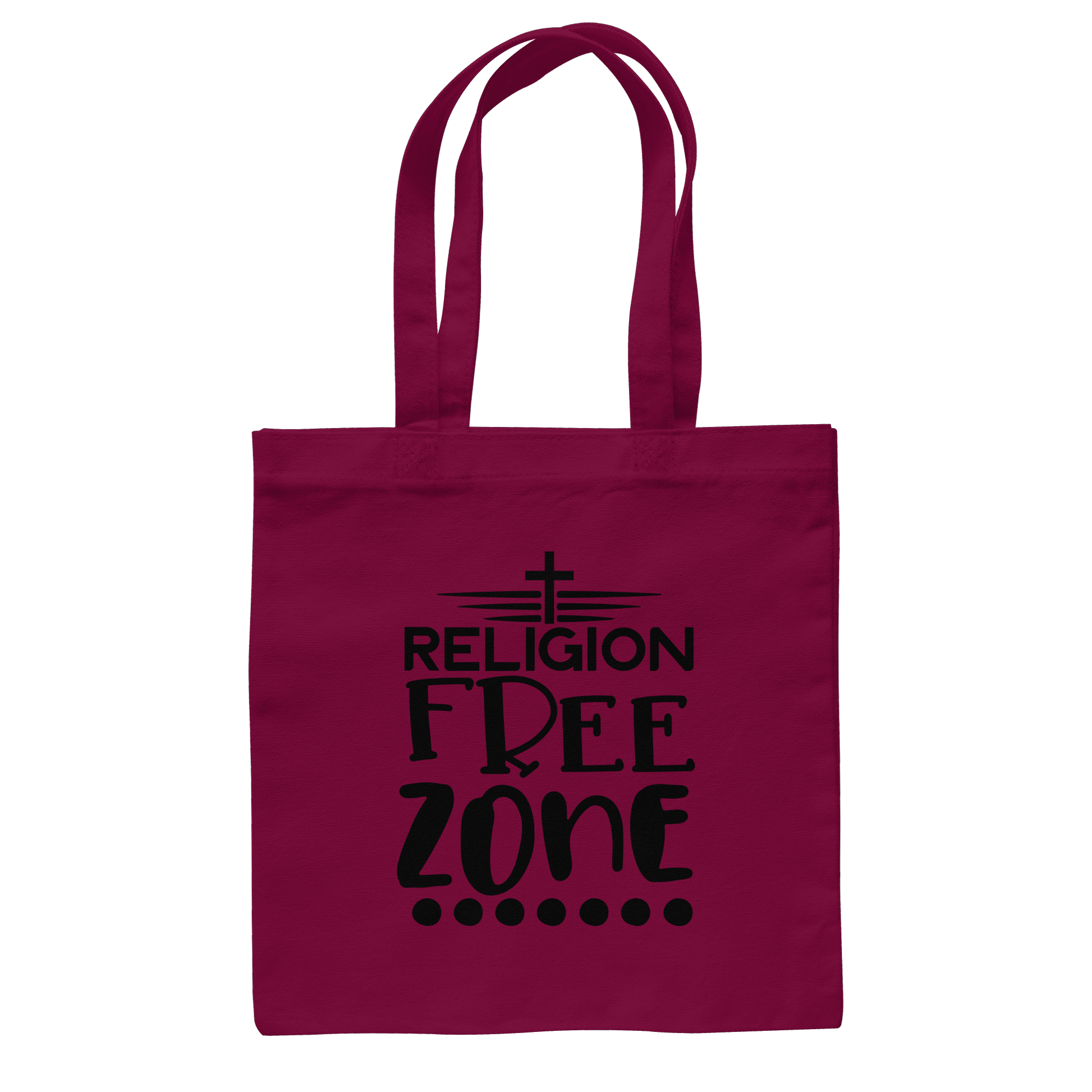 Religion Free Zone | Christliche Kleidung & Geschenke mit Botschaft - Baumwolltasche