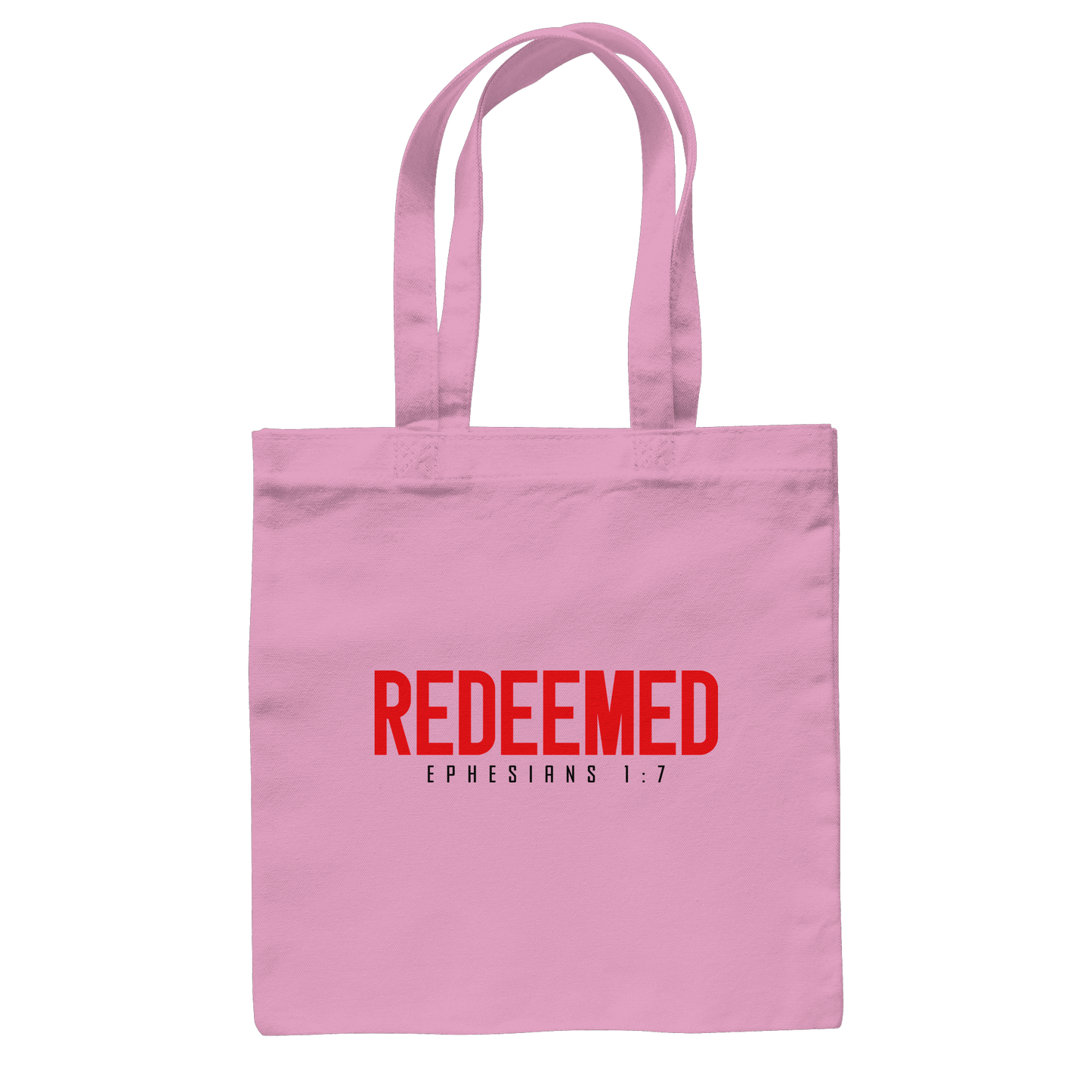 Redeemed – Ephesians 1:7 – Erlöst durch sein Blut | Christliche Produkte - Baumwolltasche