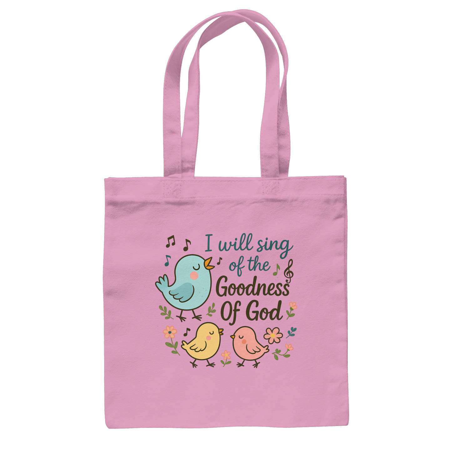 I will sing of the goodness of God | Christliche Produkte - Baumwolltasche