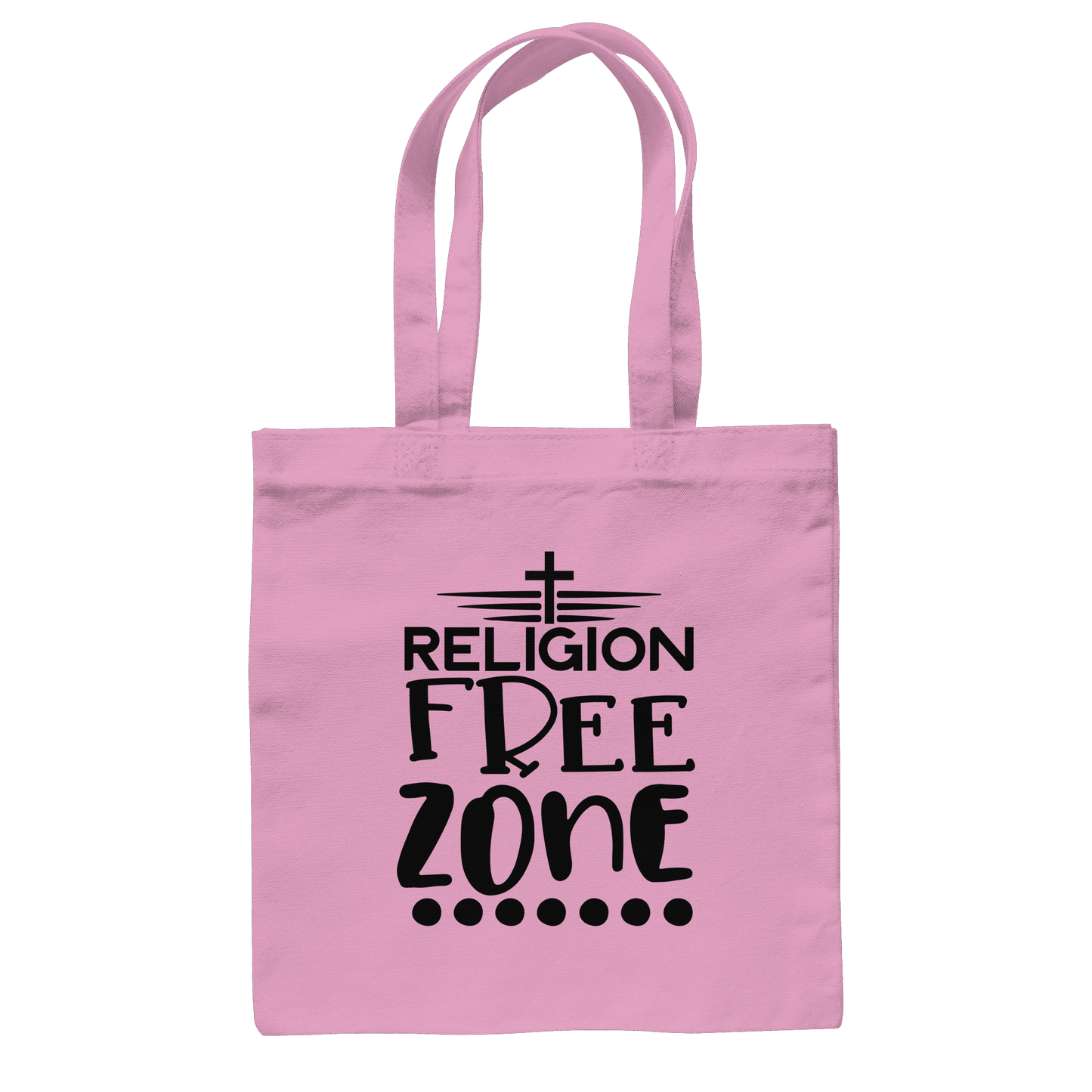 Religion Free Zone | Christliche Kleidung & Geschenke mit Botschaft - Baumwolltasche
