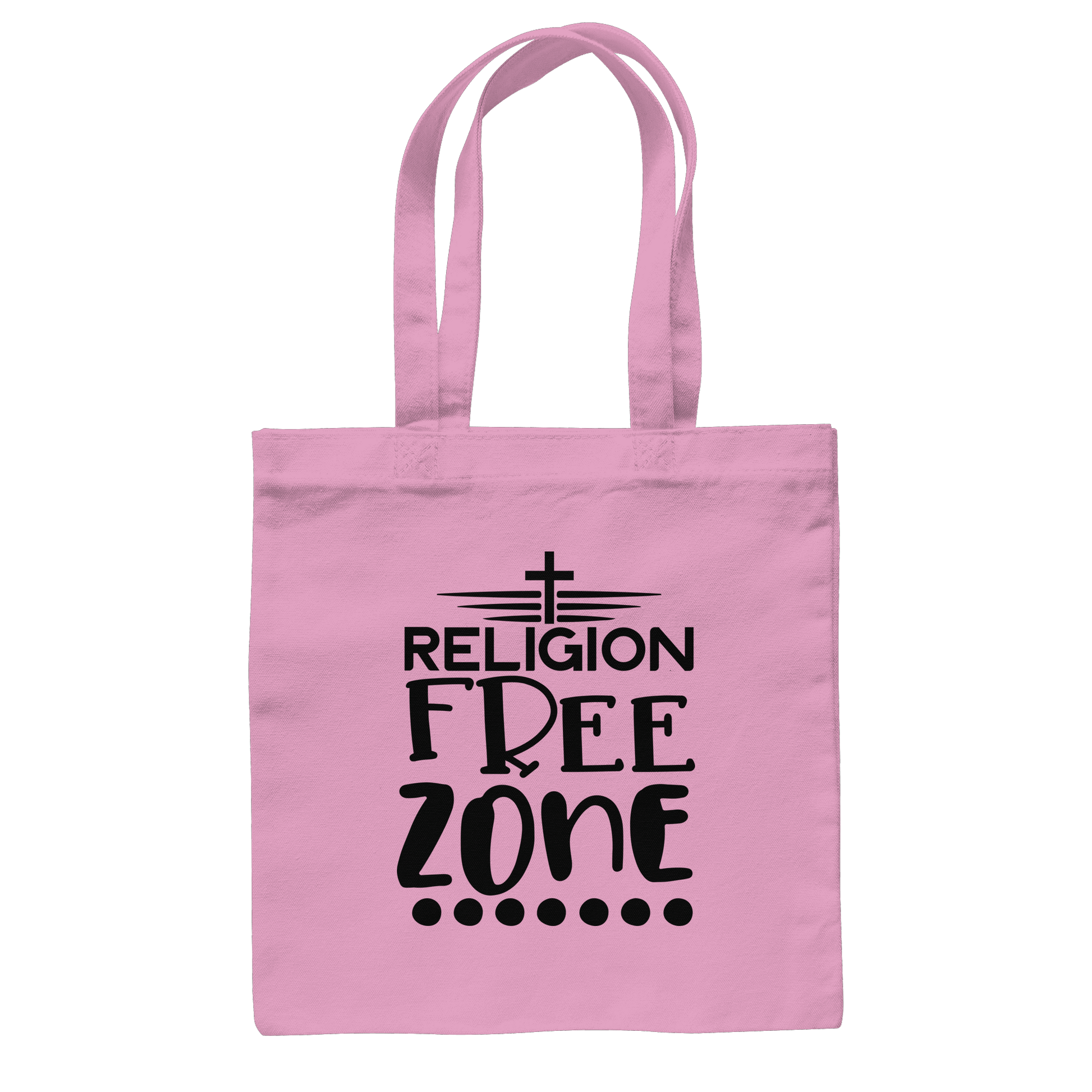 Religion Free Zone | Christliche Kleidung & Geschenke mit Botschaft - Baumwolltasche
