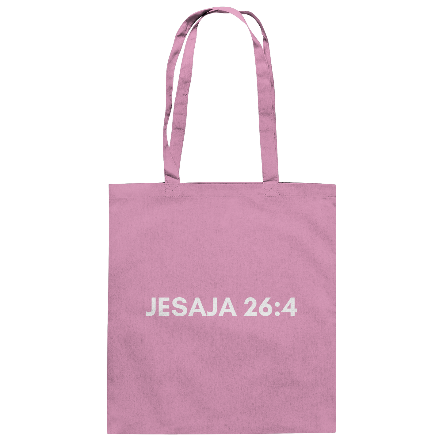 Jesaja 26,4 – Der Herr ist ein ewiger Fels | Christliches Bibelvers Design - Baumwolltasche