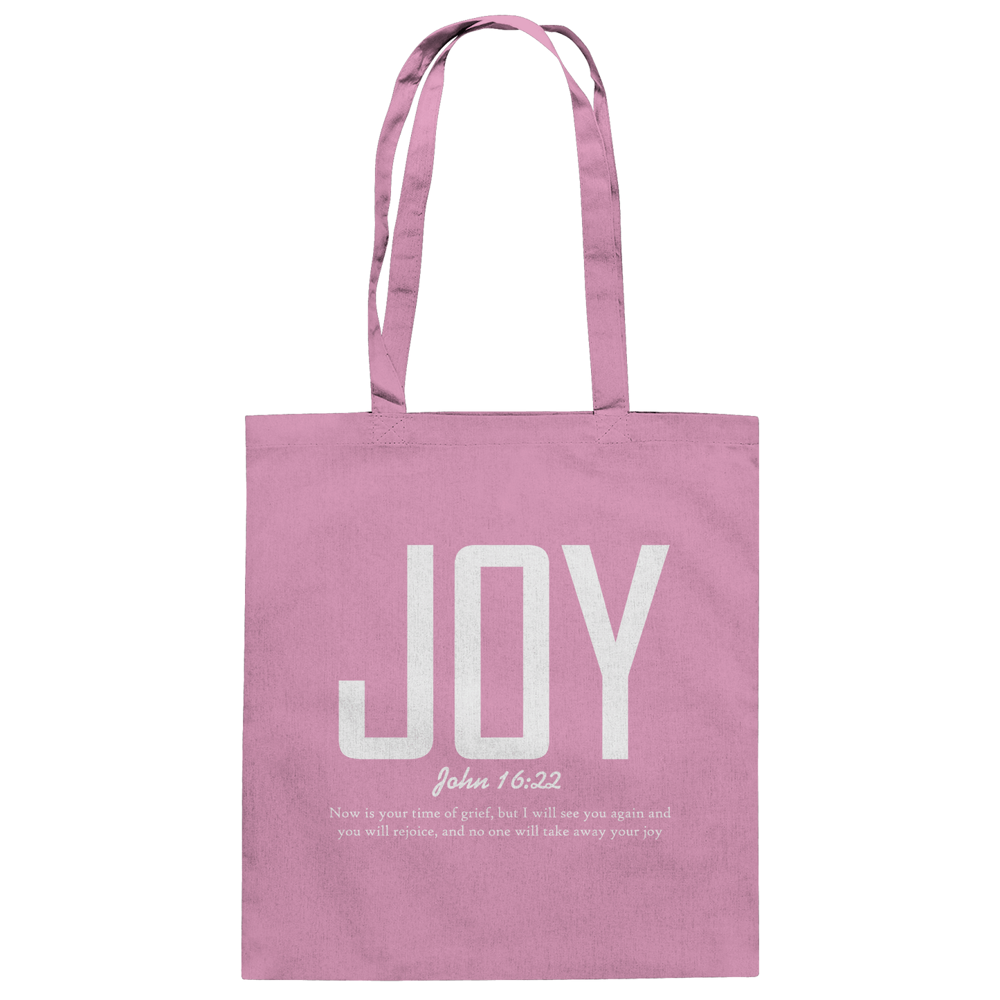 JOY – John 16:22 | Christliches Design mit Bibelvers - Baumwolltasche