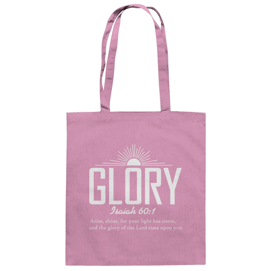 Isaiah 60:1 – Glory | Christliches Design mit Bibelvers - Baumwolltasche
