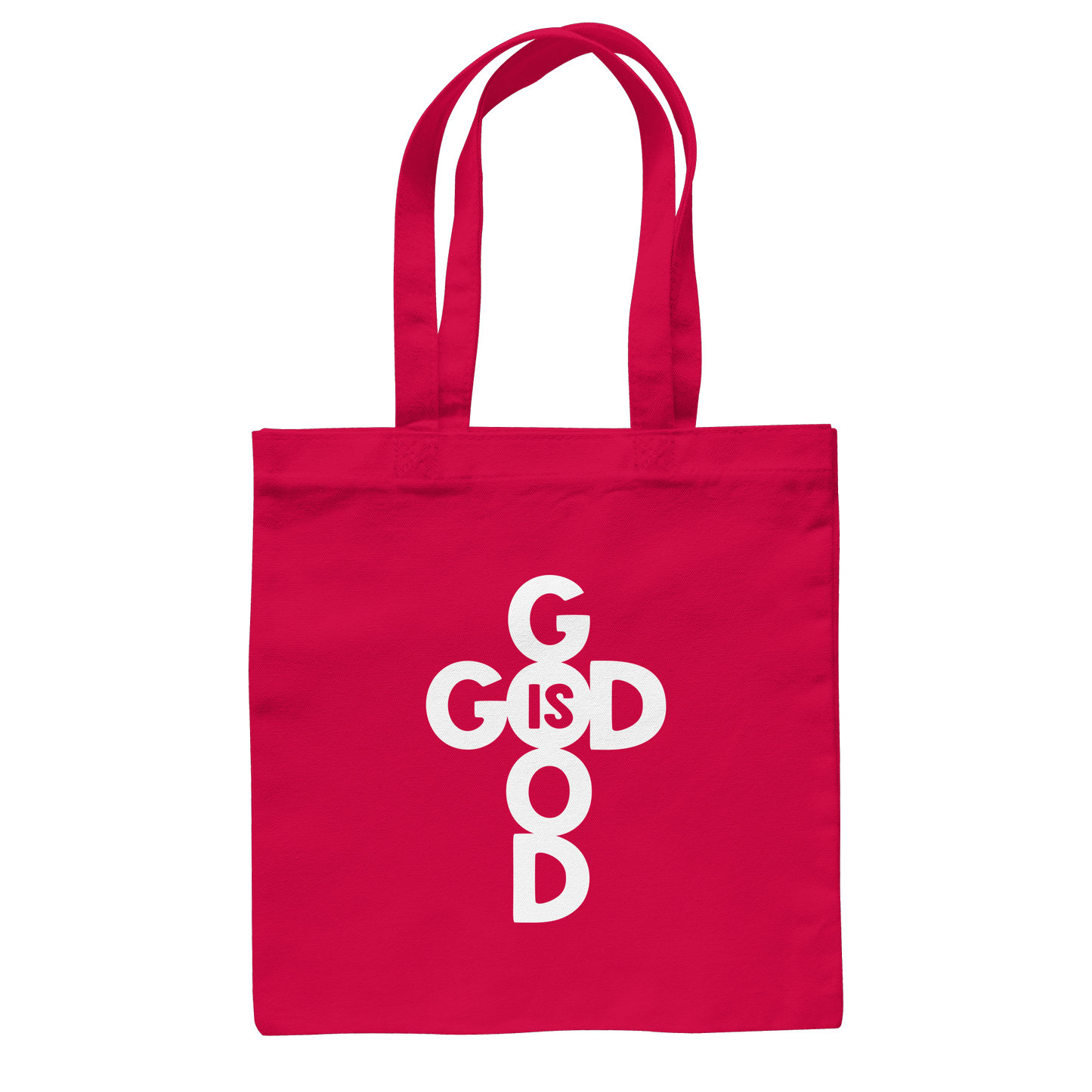 God is Good | Christliche Kleidung & Geschenke im Kreuz-Design - Baumwolltasche