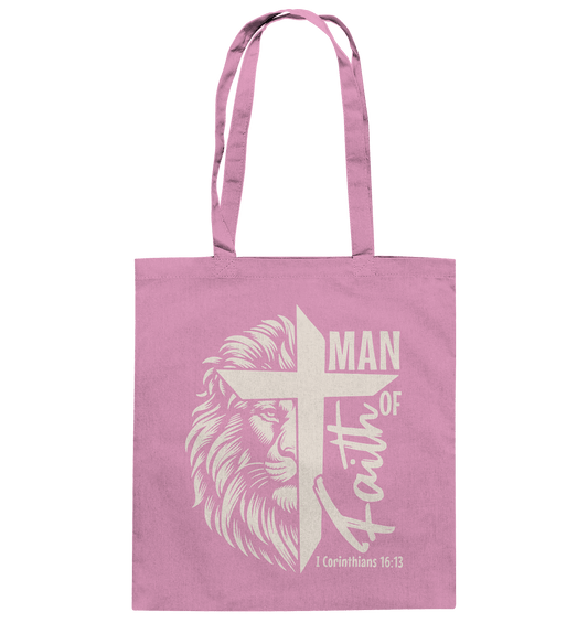 Man of Faith – 1. Corinthians 16:13 - Baumwolltasche