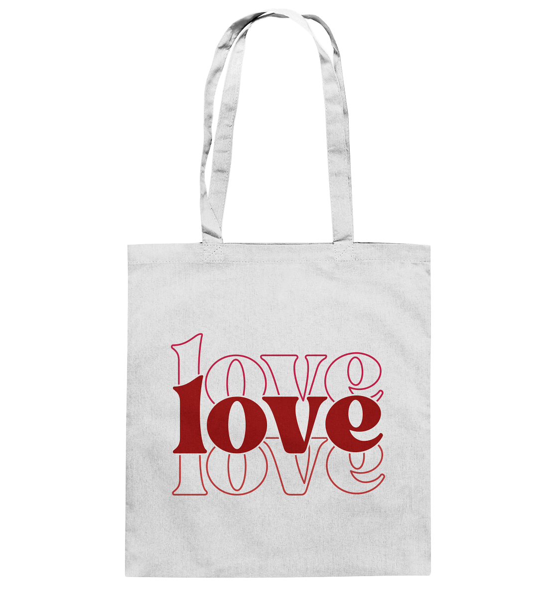 Love – Die größte Kraft - Baumwolltasche