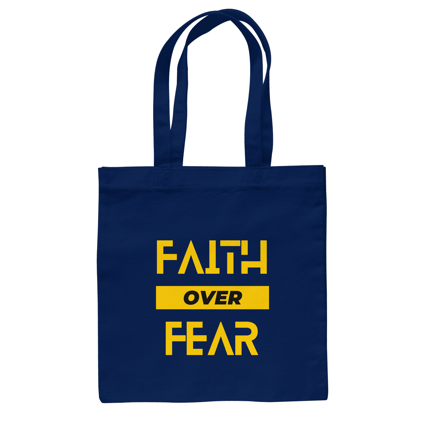 Glaube über Angst - Baumwolltasche