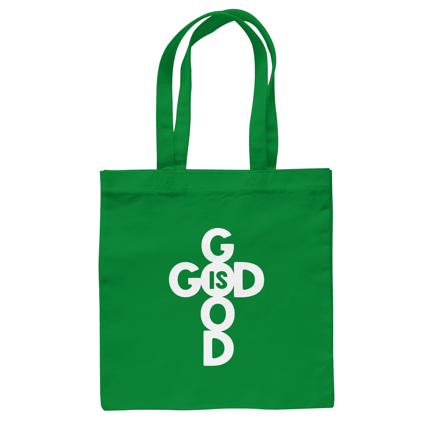 God is Good | Christliche Kleidung & Geschenke im Kreuz-Design - Baumwolltasche