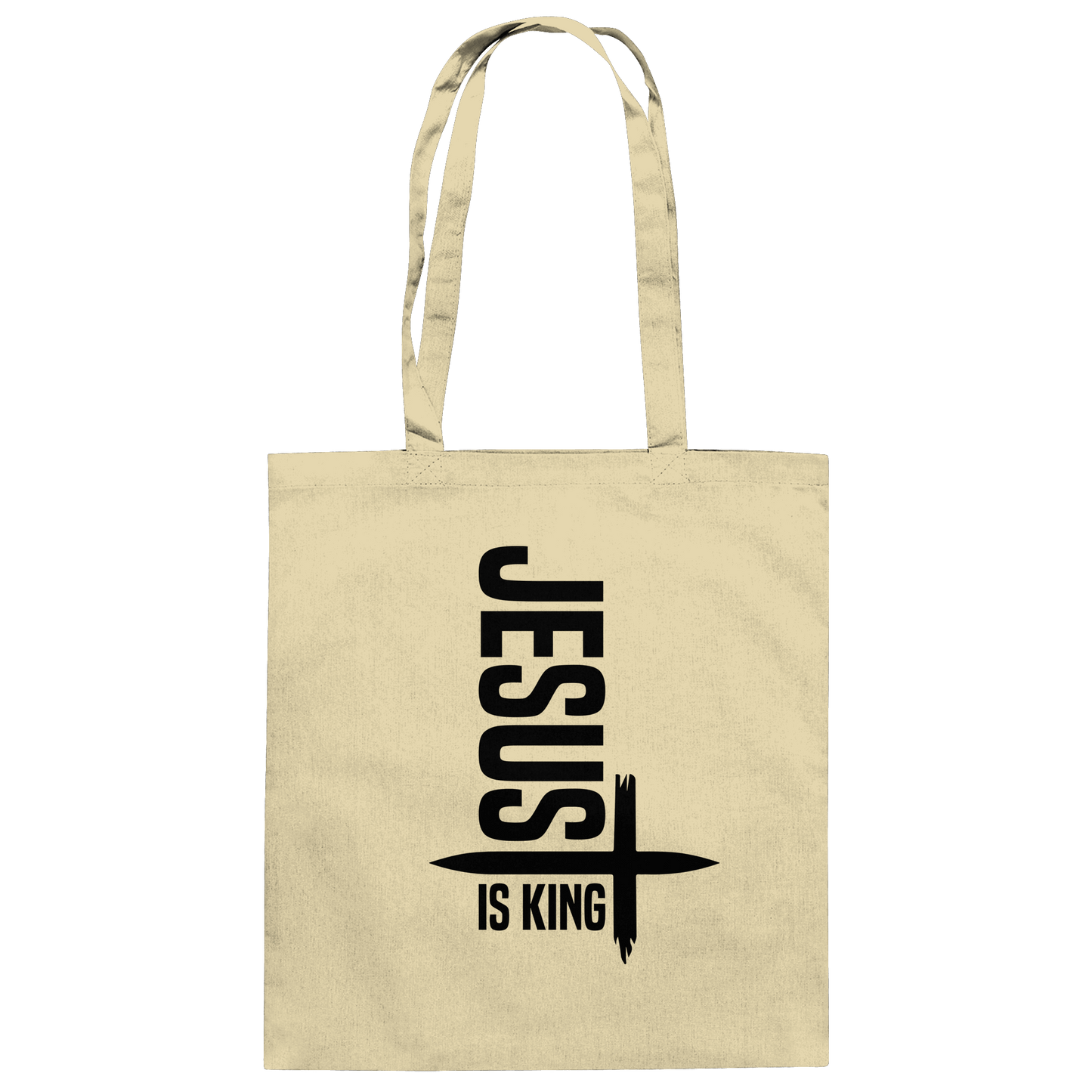 Jesus is King | Ein Statement des Glaubens - Baumwolltasche