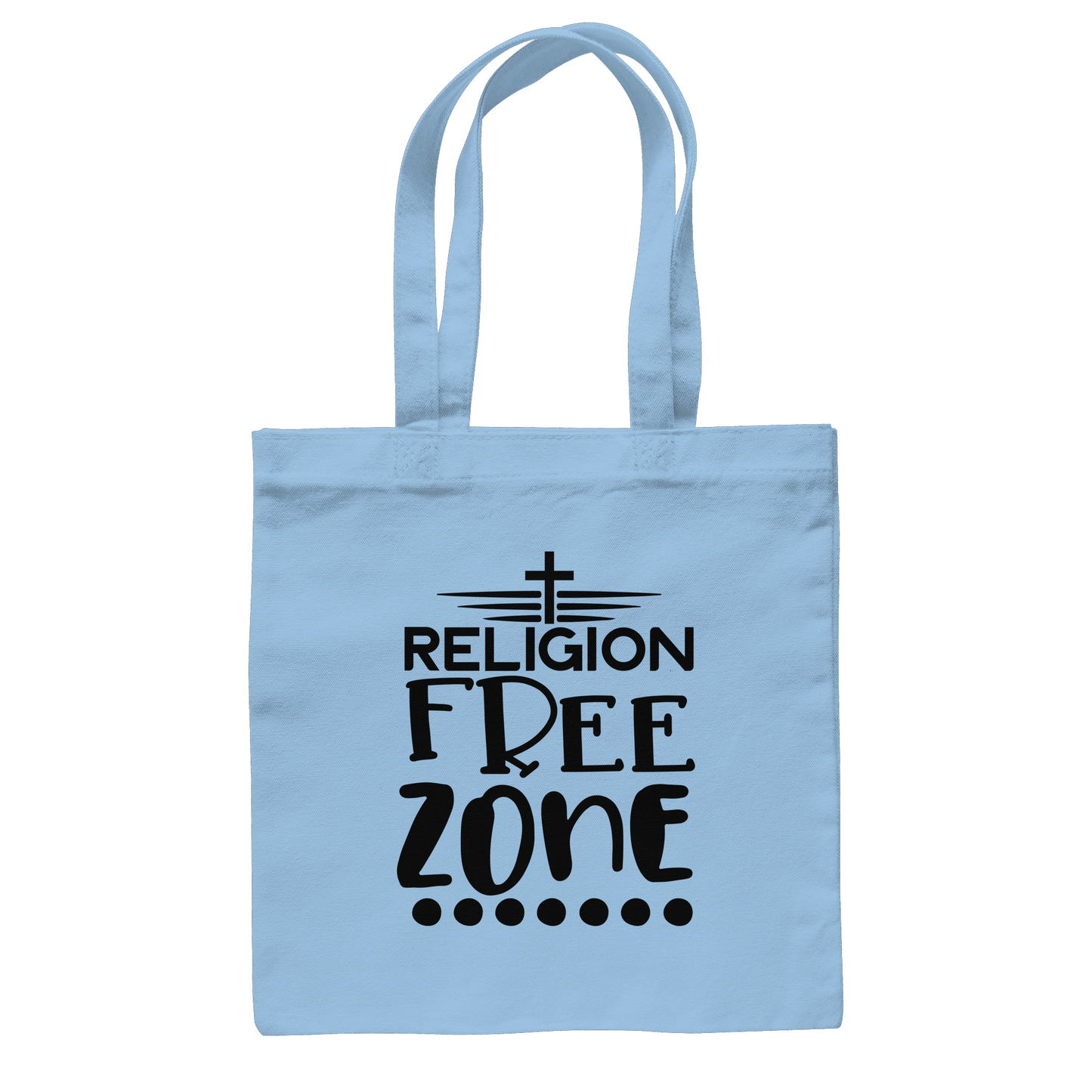Religion Free Zone | Christliche Kleidung & Geschenke mit Botschaft - Baumwolltasche