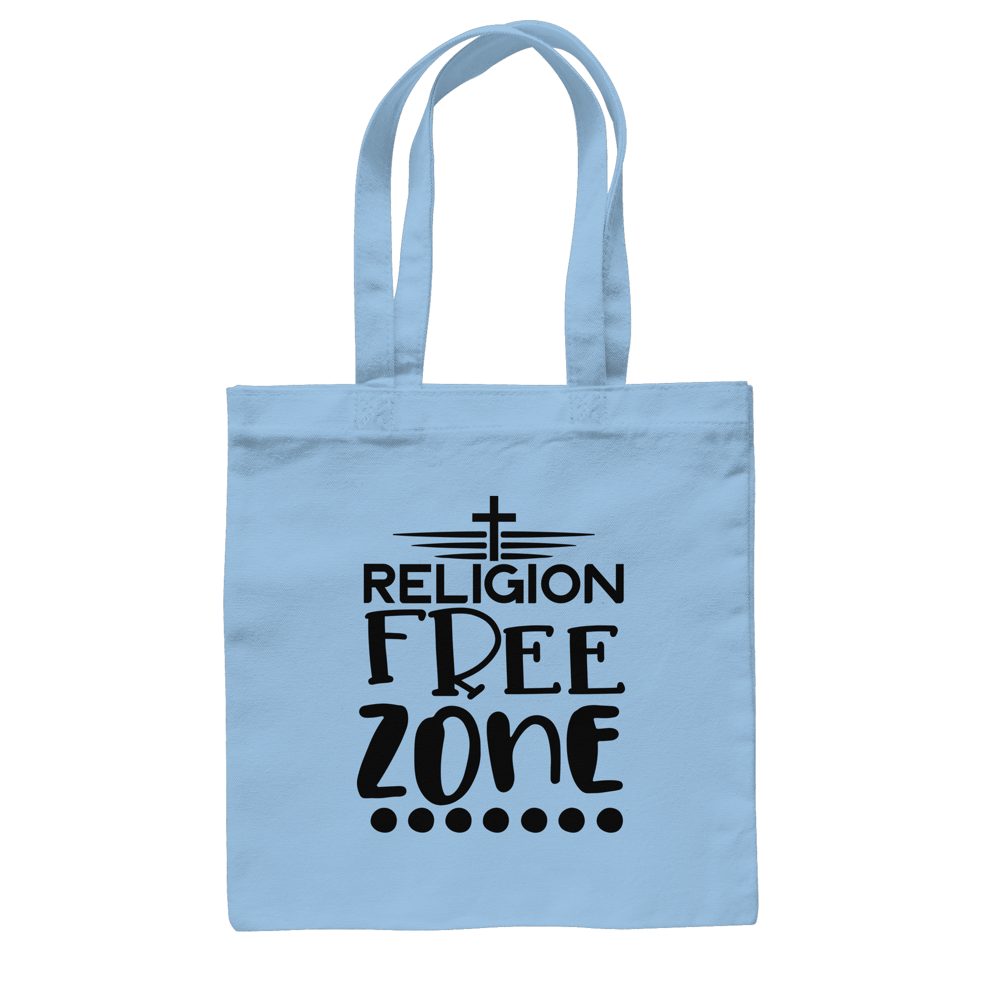 Religion Free Zone | Christliche Kleidung & Geschenke mit Botschaft - Baumwolltasche