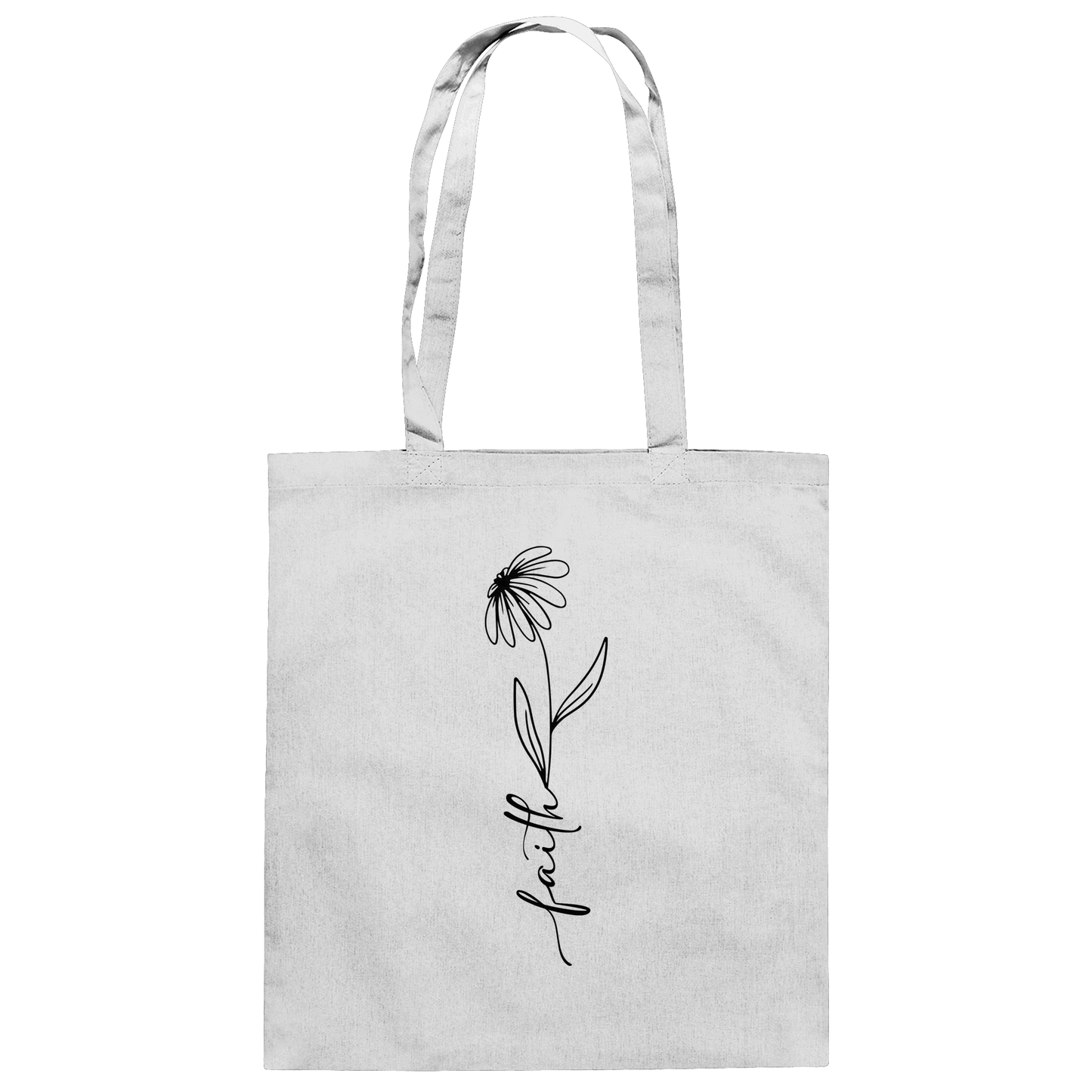 Faith – Glaube, der aufblüht - Baumwolltasche