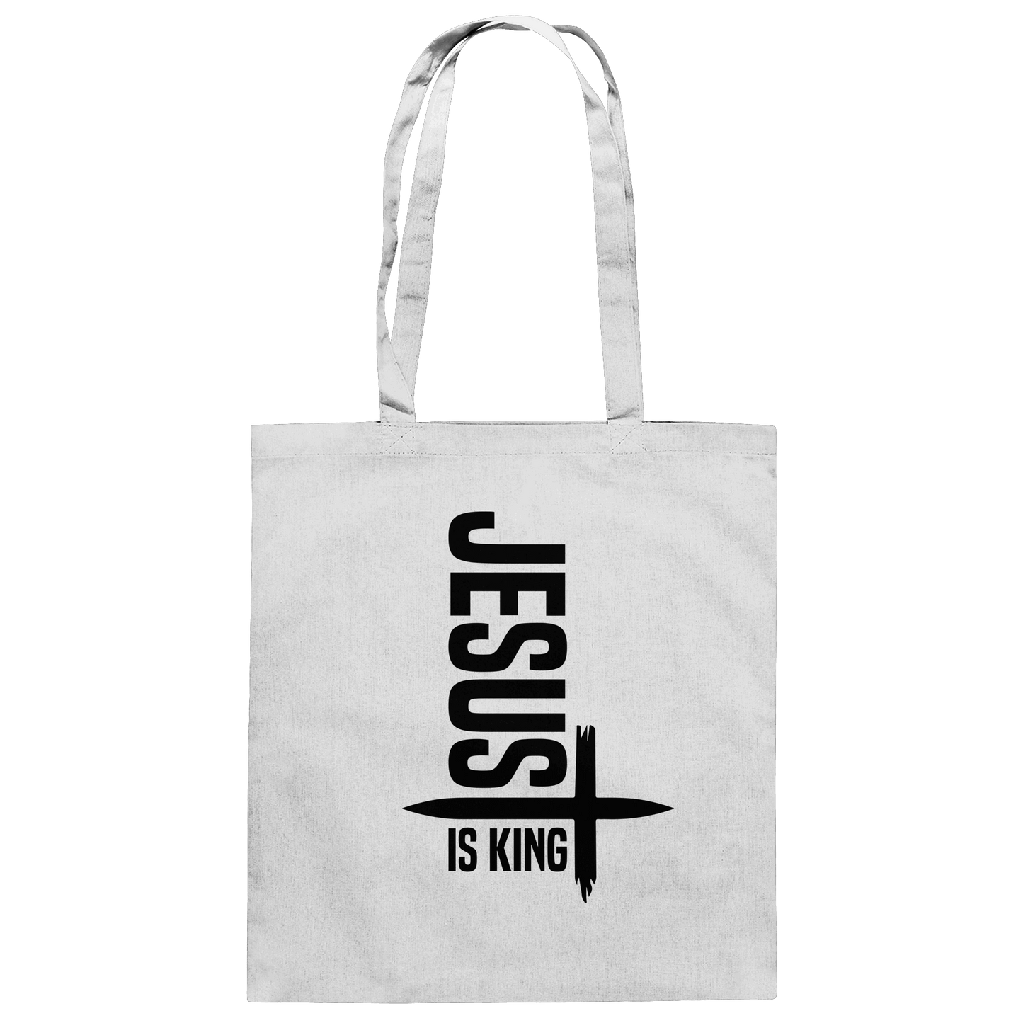 Jesus is King | Ein Statement des Glaubens - Baumwolltasche