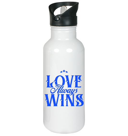 Love Always Wins - Edelstahl-Trinkflasche