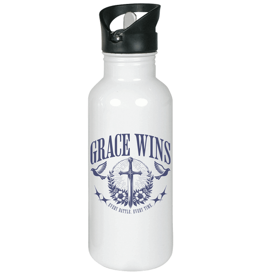 Grace Wins - Edelstahl-Trinkflasche