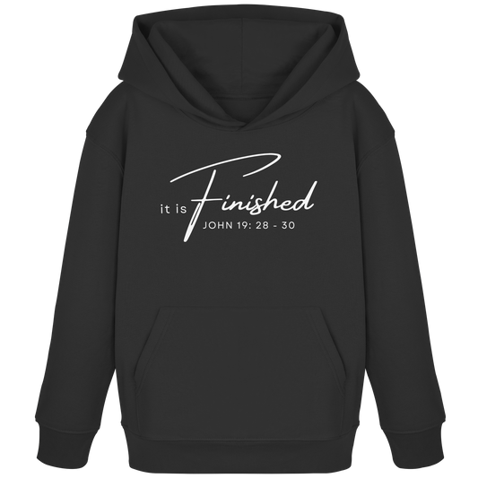 It is finished: Inspired by John 19 - Kids Organic Hoodie