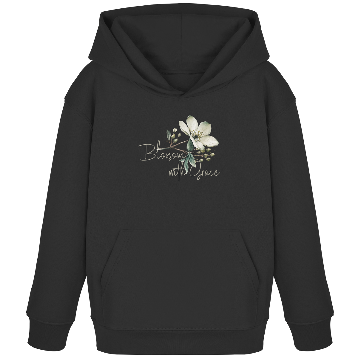 Blossom with Grace - Kids Organic Hoodie