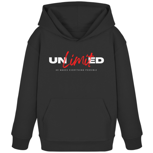 Unlimited Possibilities "Unlimited" - Kids Organic Hoodie