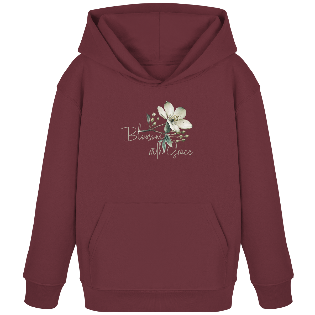 Blossom with Grace - Kids Organic Hoodie