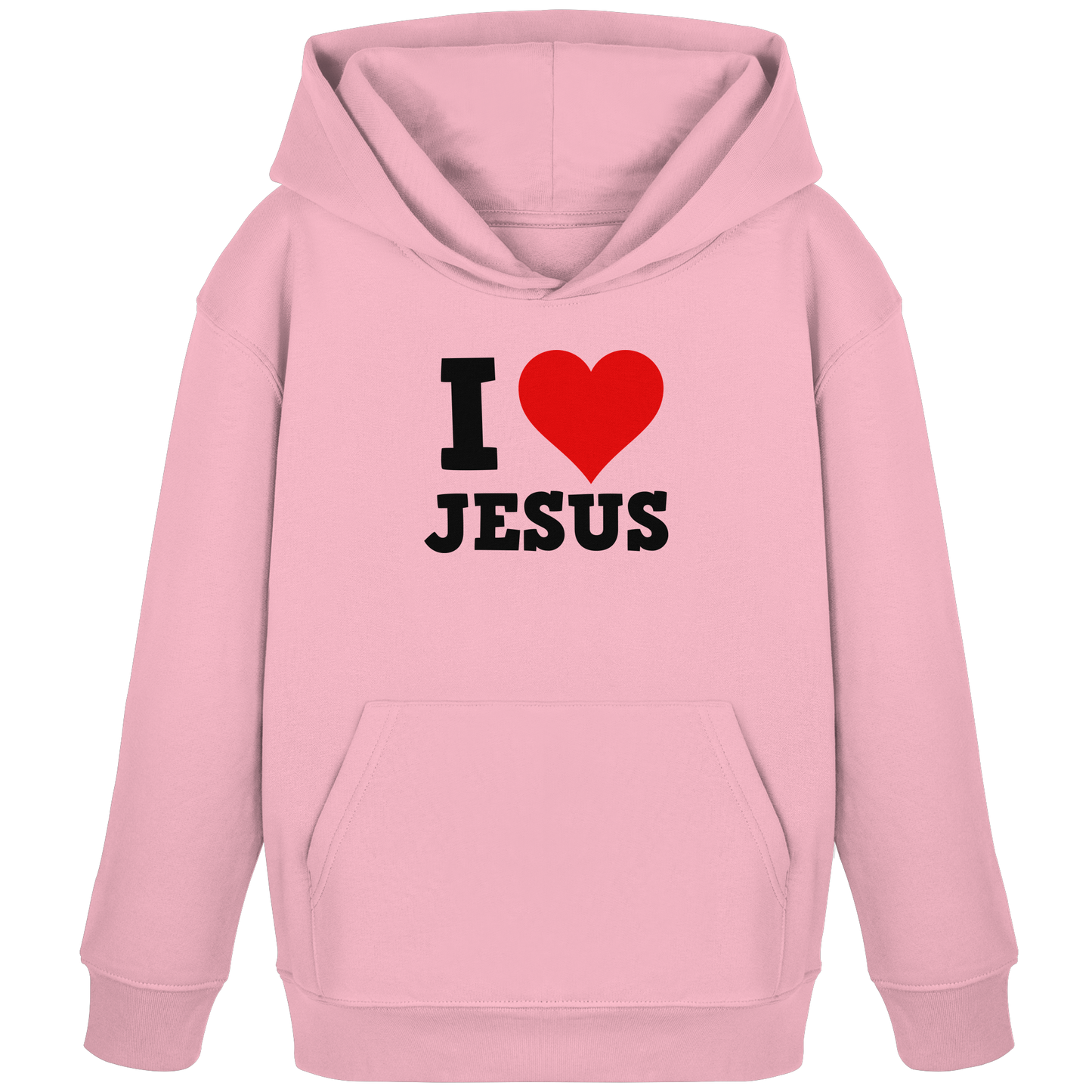 I Love Jesus - Kids Organic Hoodie