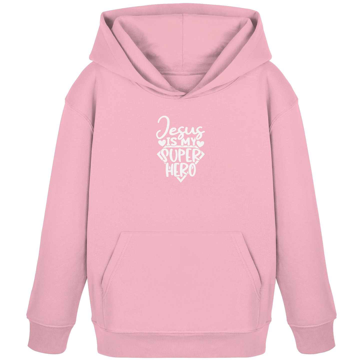 Jesus ist mein Superheld - Kids Organic Hoodie