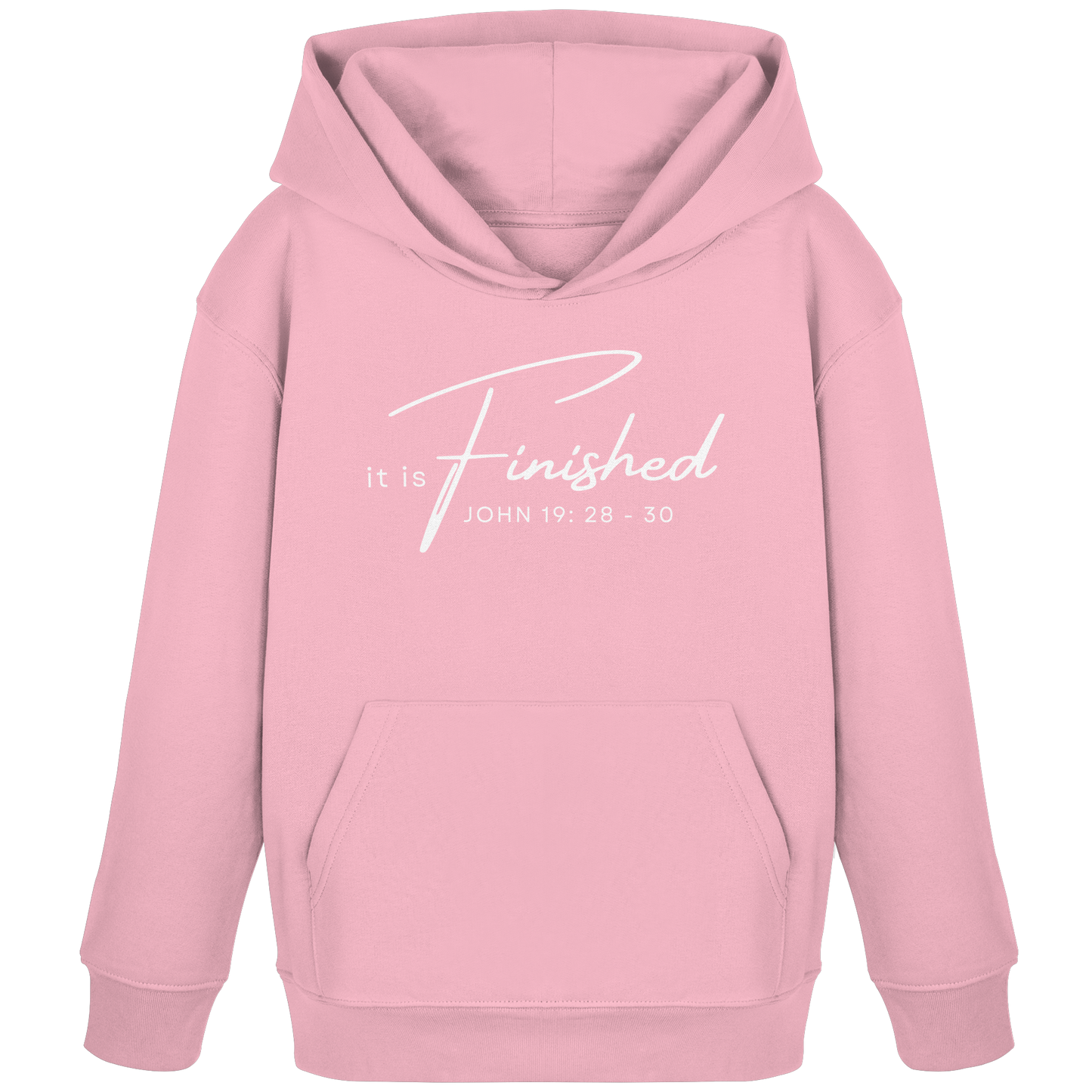 Es ist vollbracht: Inspiriert von Johannes 19 - Kids Organic Hoodie