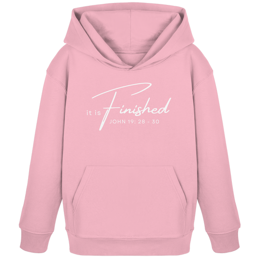 It is finished: Inspired by John 19 - Kids Organic Hoodie