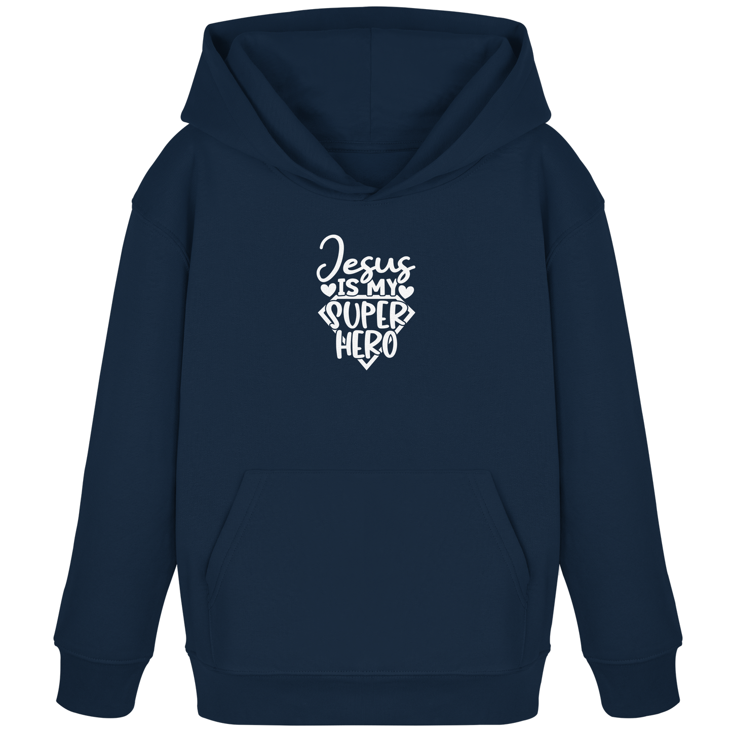 Jesus ist mein Superheld - Kids Organic Hoodie