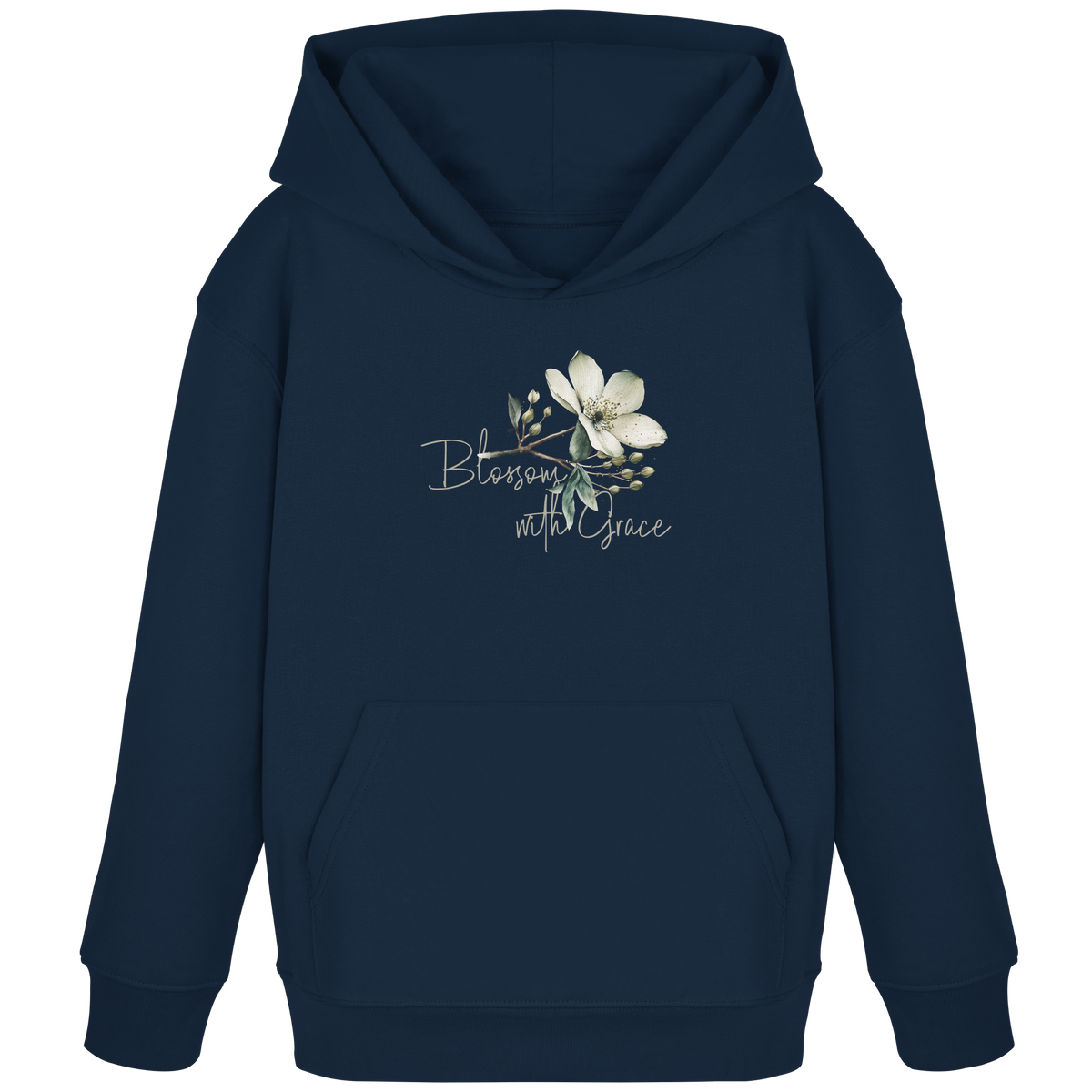 Blossom with Grace - Kids Organic Hoodie