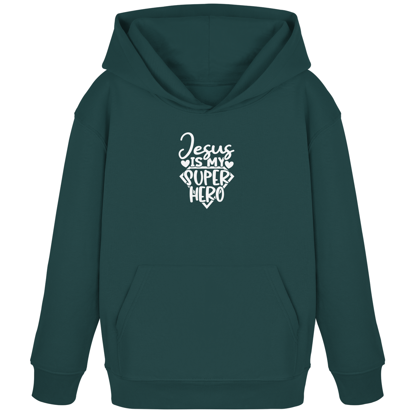 Jesus ist mein Superheld - Kids Organic Hoodie