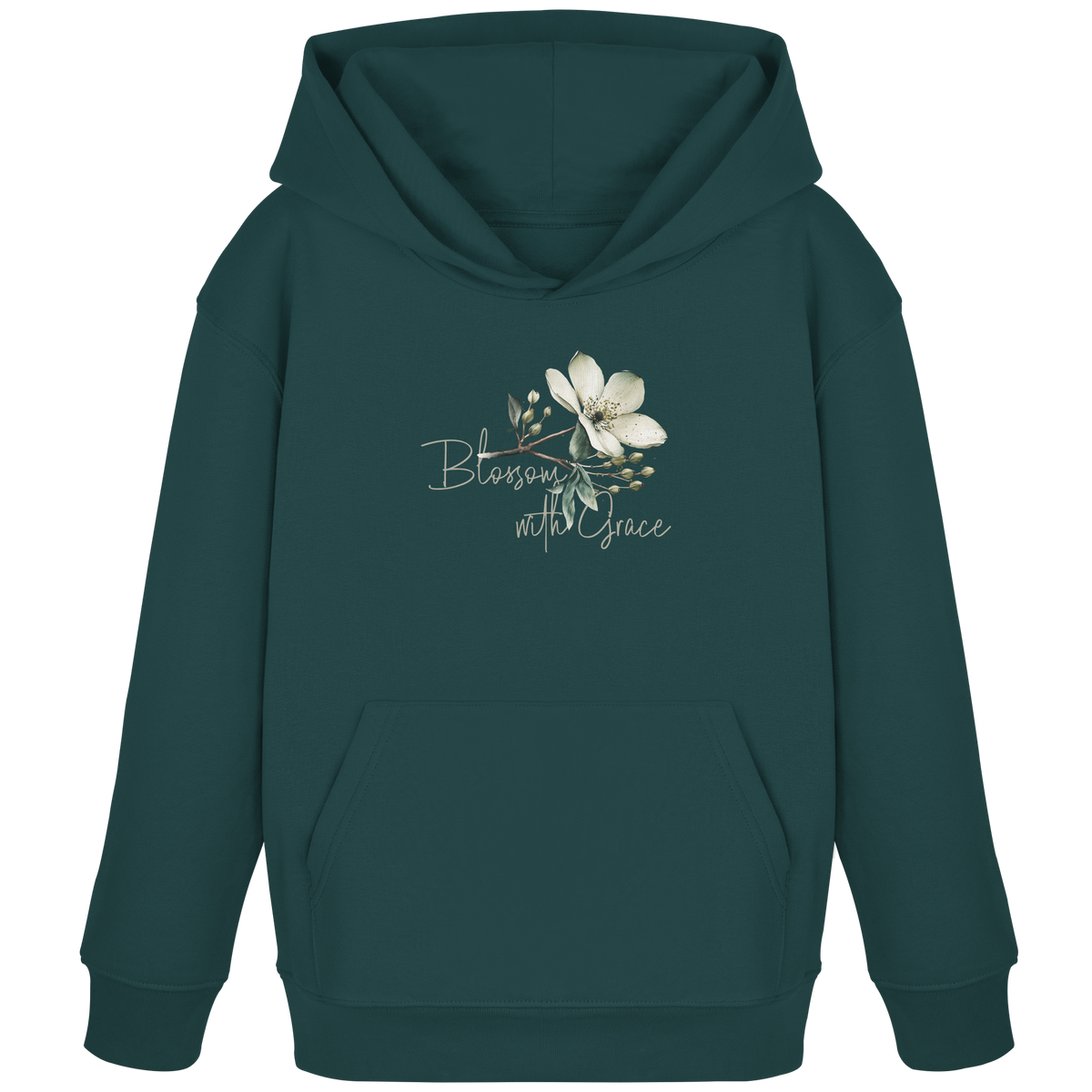 Blossom with Grace - Kids Organic Hoodie