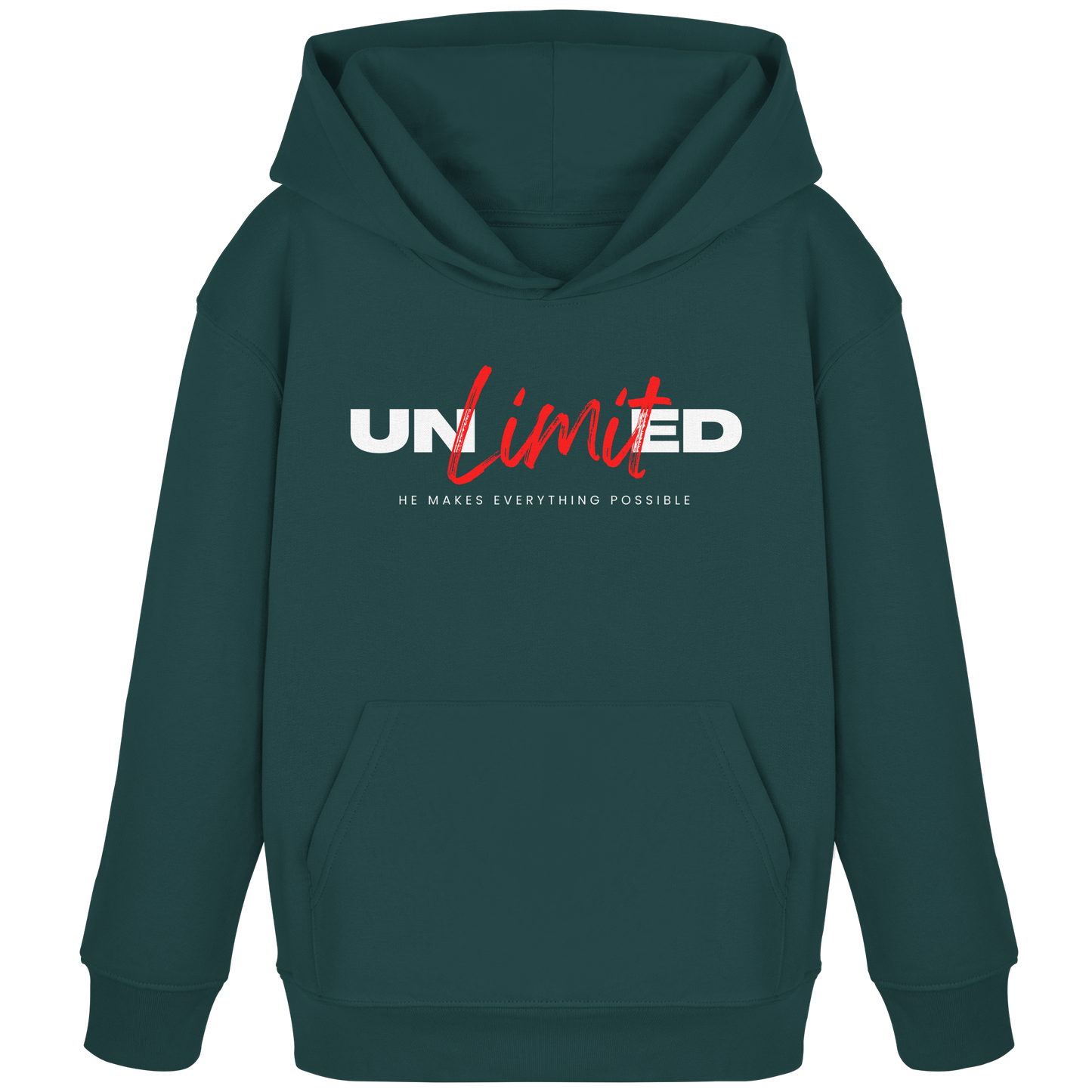Unbegrenzte Möglichkeiten "Unlimited" - Kids Organic Hoodie
