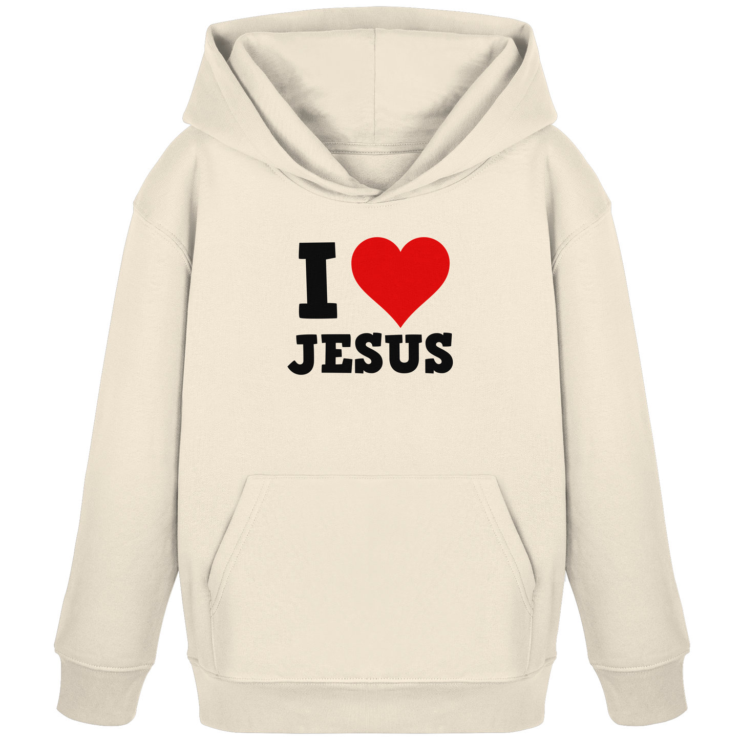 I Love Jesus - Kids Organic Hoodie