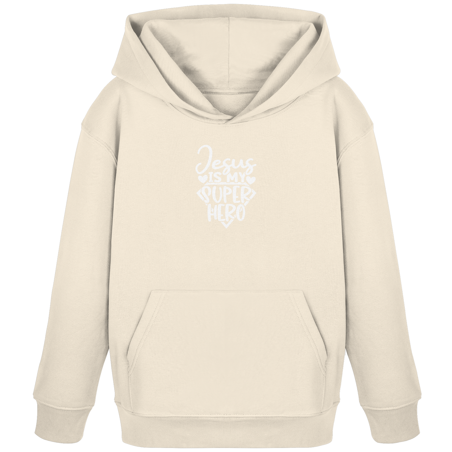 Jesus ist mein Superheld - Kids Organic Hoodie