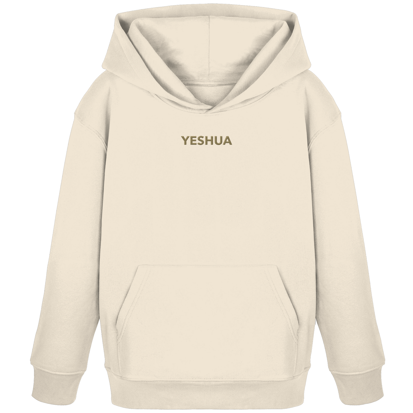 YESHUA – Der Name über allen Namen (Stick) | Christliche Kleidung - Kids Organic Hoodie