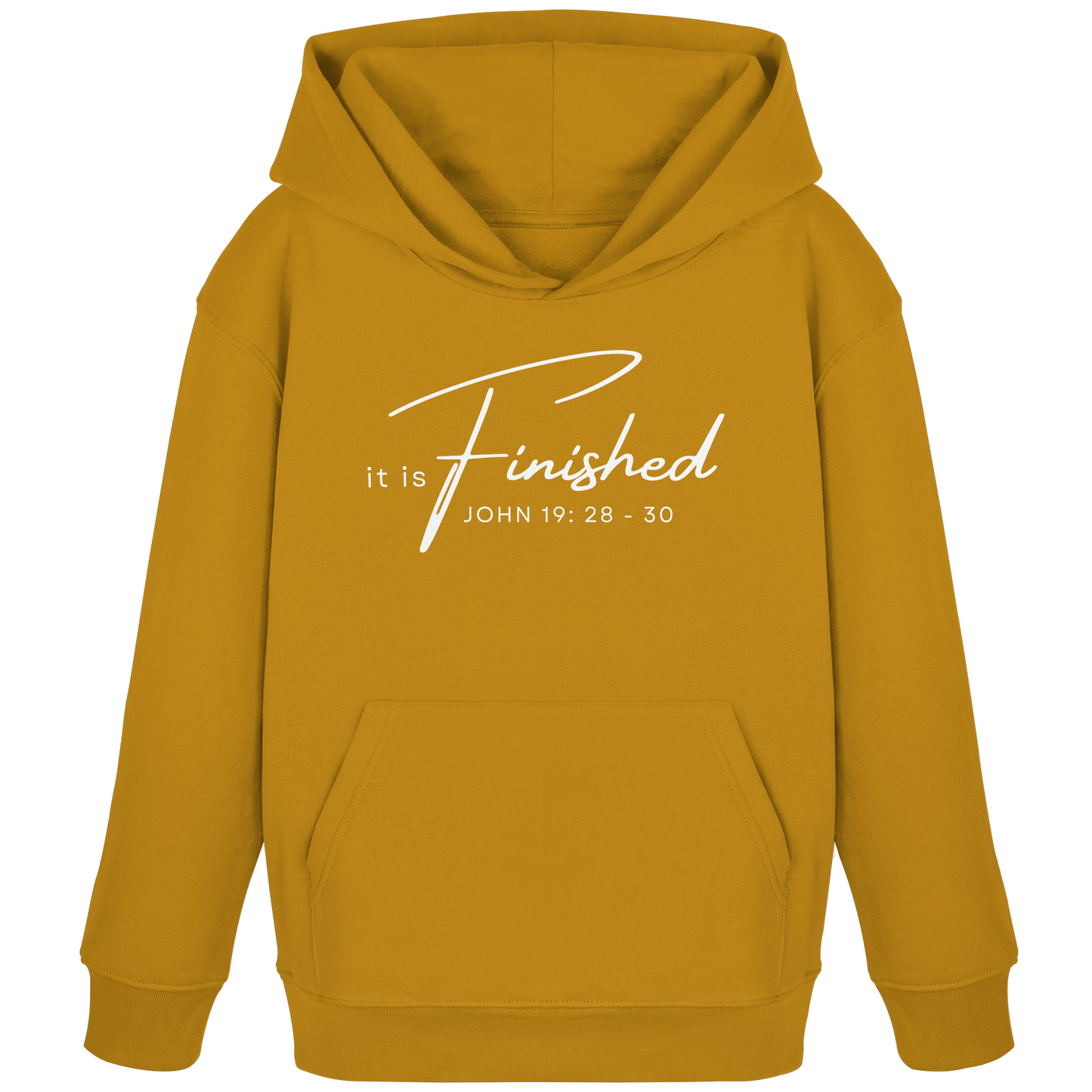 Es ist vollbracht: Inspiriert von Johannes 19 - Kids Organic Hoodie
