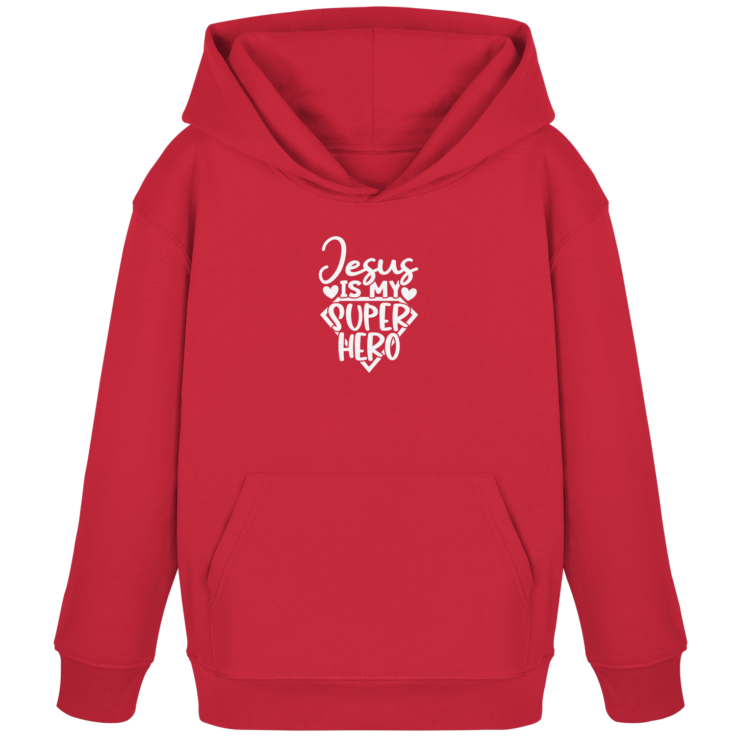 Jesus ist mein Superheld - Kids Organic Hoodie