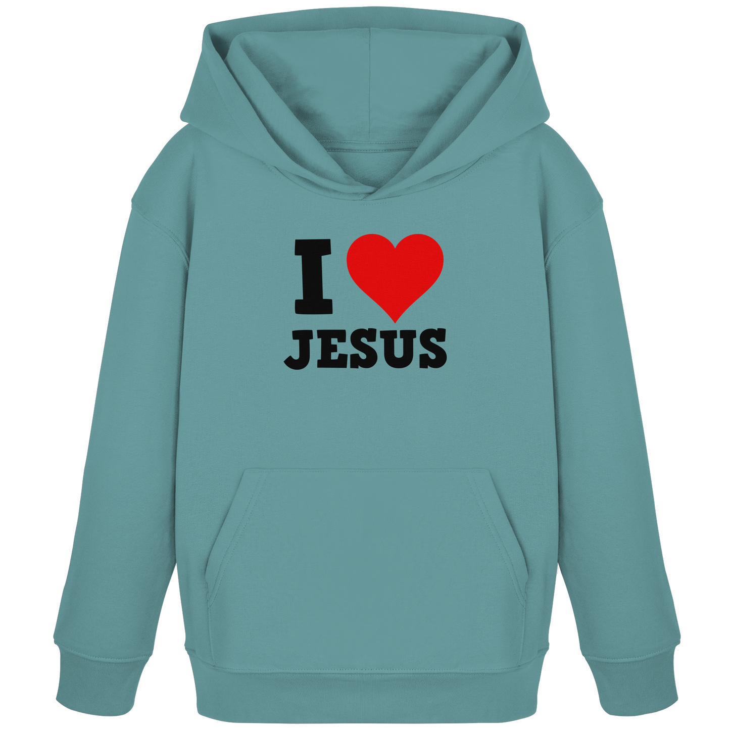 I Love Jesus - Kids Organic Hoodie