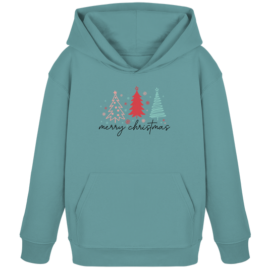 Elegant Christmas Greetings - Kids Organic Hoodie