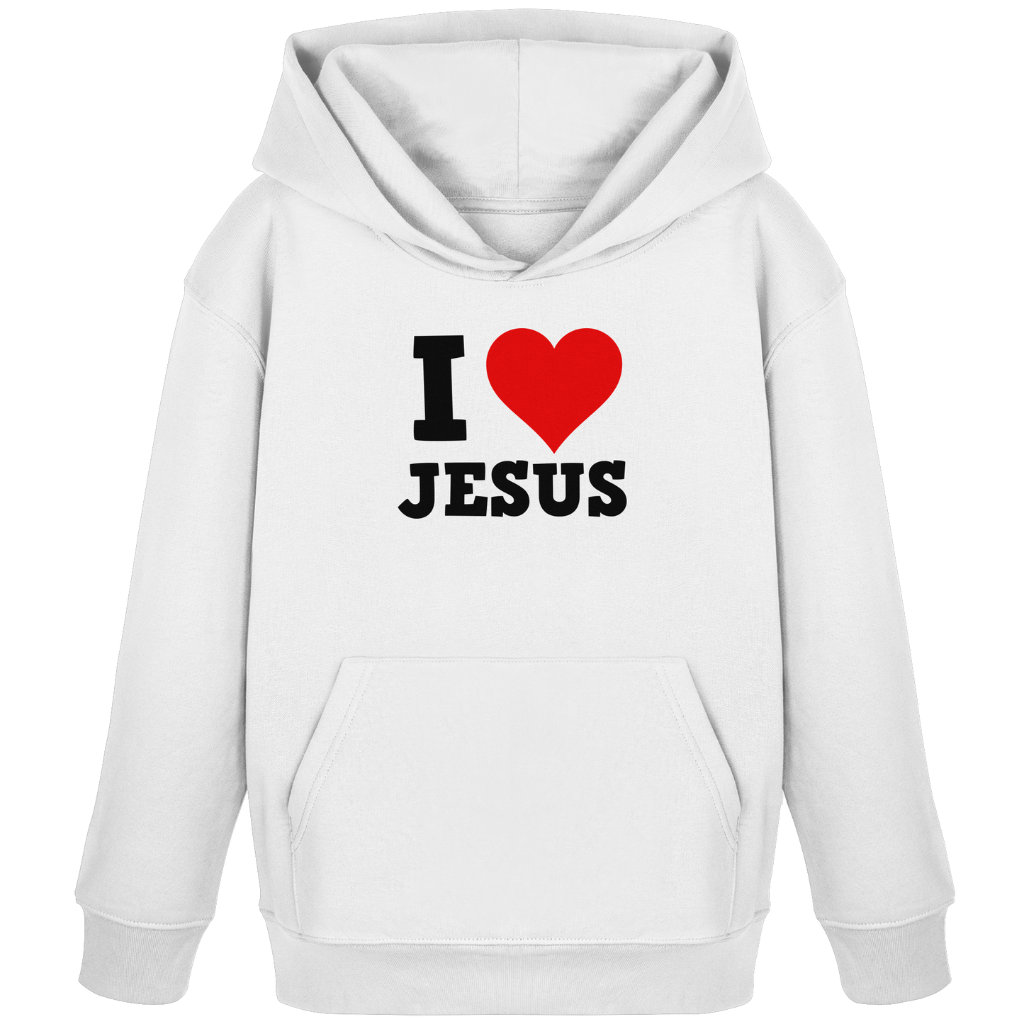 I Love Jesus - Kids Organic Hoodie