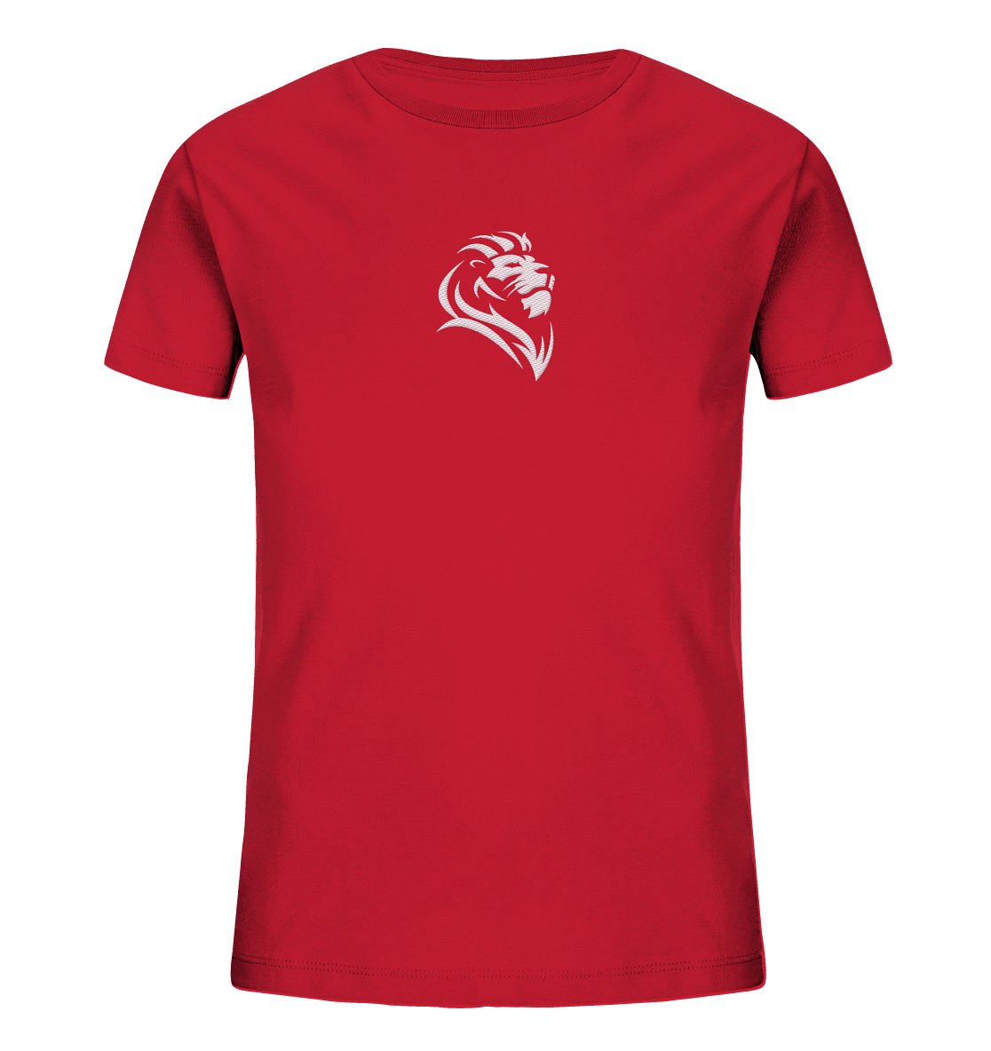 Löwe von Juda (Stick) | Christliche Kleidung - Kids Organic Shirt (Stick)