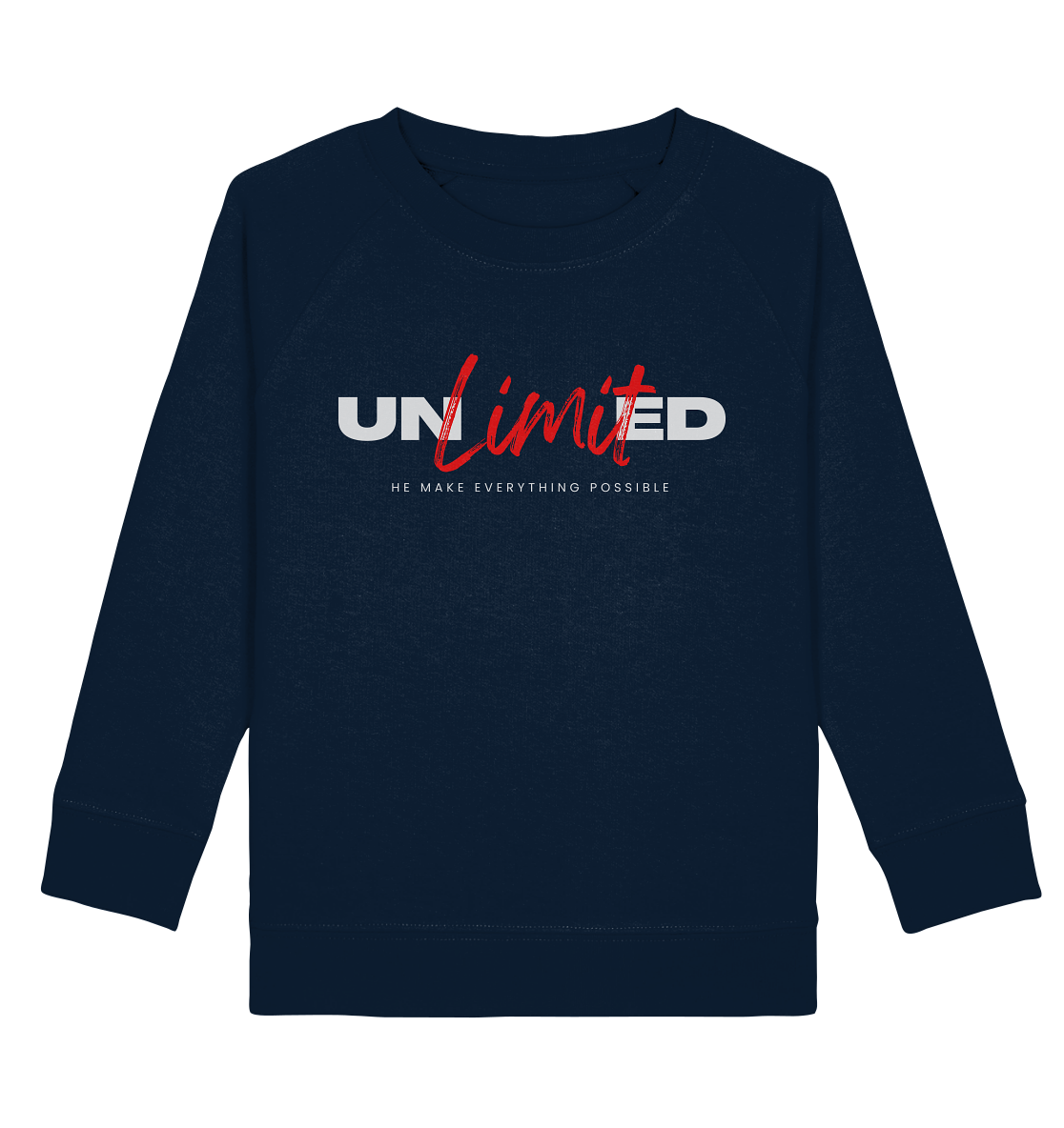 Unbegrenzte Möglichkeiten "Unlimited" - Kids Organic Sweatshirt