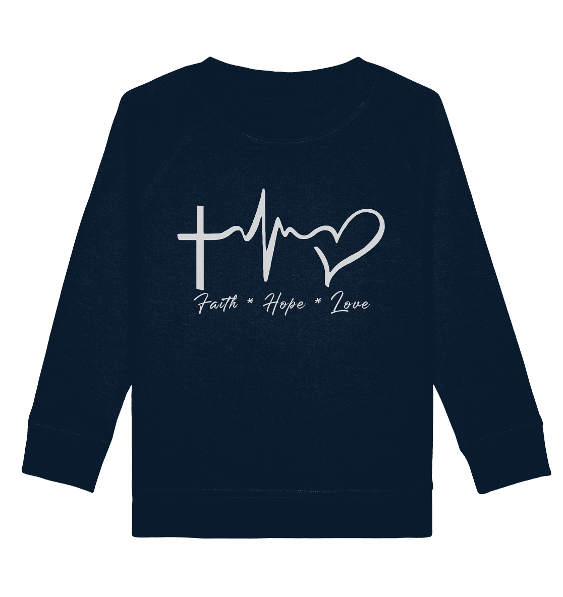 Faith * Hope * Love - Kids Organic Sweatshirt