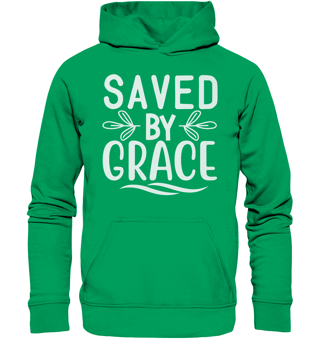 Saved by Grace White – Ein kraftvolles Glaubensstatement - Kids Premium Hoodie - GfoitMa