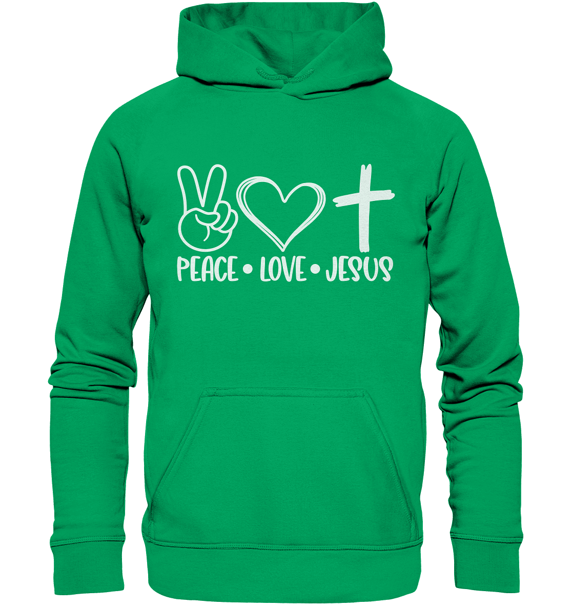 Frieden, Liebe, Jesus: Christliche Kleidungskollektion - Kids Premium Hoodie - GfoitMa