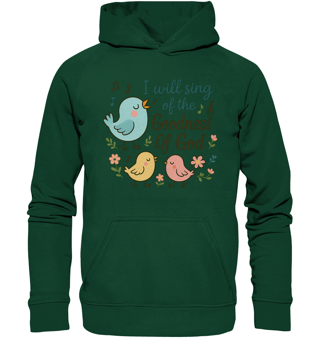 I will sing of the goodness of God | Christliche Produkte - Kids Premium Hoodie