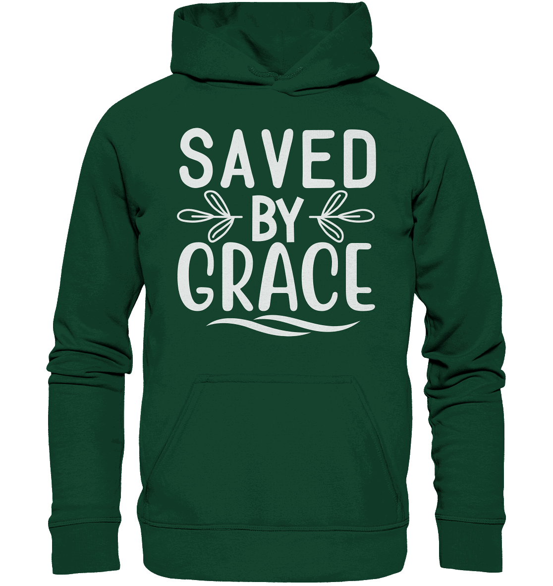 Saved by Grace White – Ein kraftvolles Glaubensstatement - Kids Premium Hoodie - GfoitMa