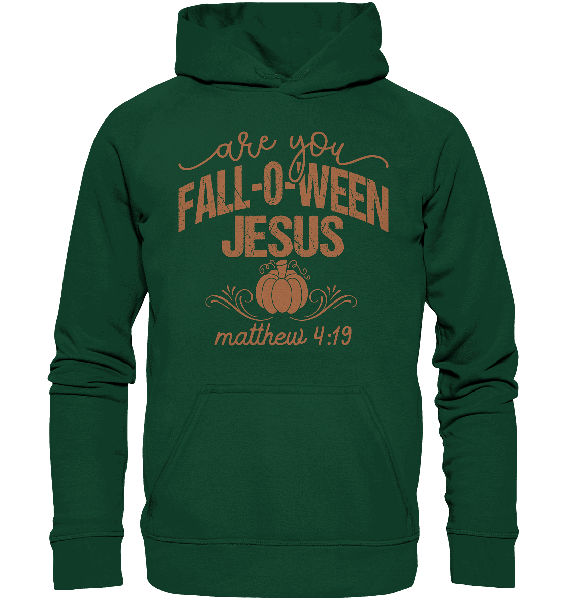 Are you FALL O WEEN Jesus? – Matthew 4:19 | Christliche Halloween Produkte - Kids Premium Hoodie