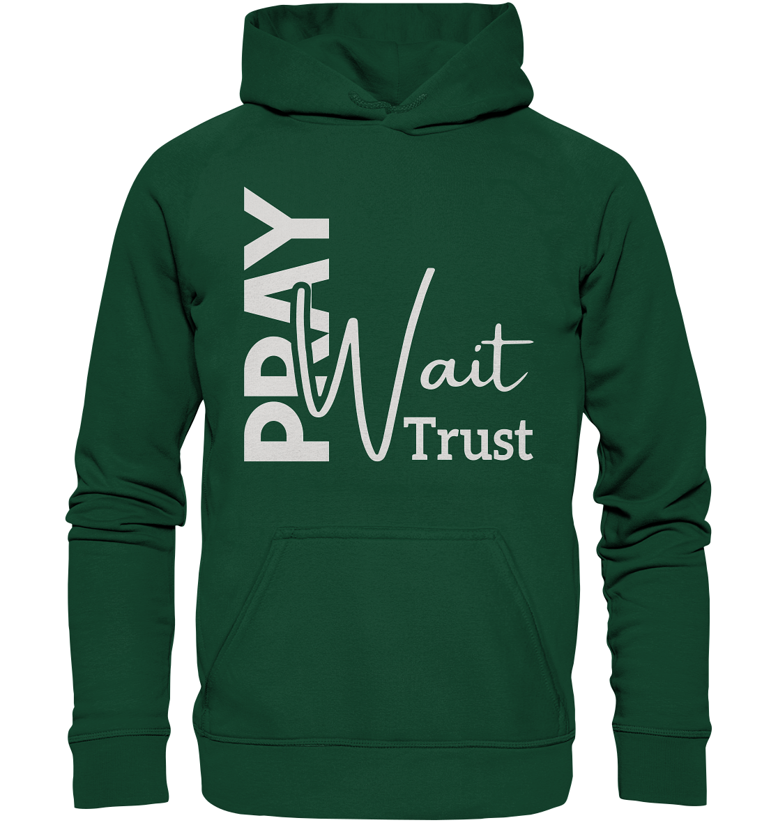 Pray. Wait. Trust. - Kids Premium Hoodie - GfoitMa